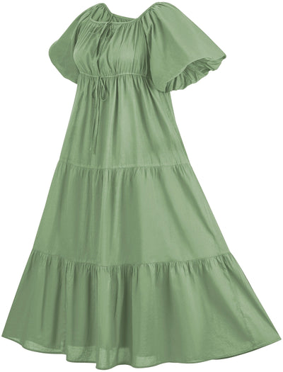 Belle Maxi Chemise Limited Edition Spring Basil